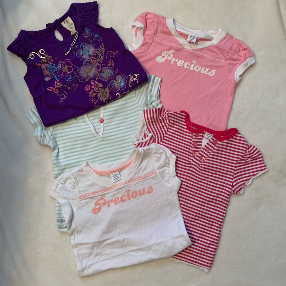 Super cute 12 month girl shirt BUNDLE 🤩